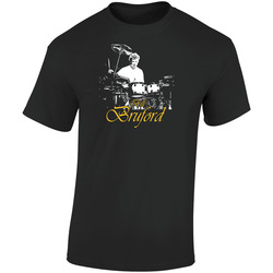 081  Retro Graphic Unisex Soft Cotton Black T Shirt