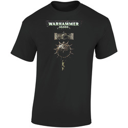 Warhammer 40k Logo Miniatures Game  Retro Graphic Unisex Soft Cotton Black T Shirt