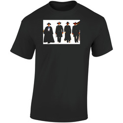 Tombstone Val Kilmer Kurt Russell Western  Retro Graphic Unisex Soft Cotton Black T Shirt