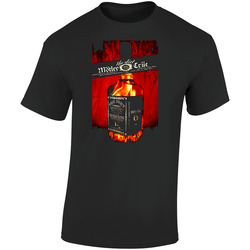 Motley Crue Bottle  Retro Graphic Unisex Soft Cotton Black T Shirt