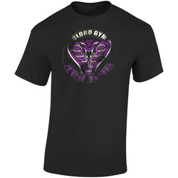 Globo Gym Dodgeball Team Movie Logo  Retro Graphic Unisex Soft Cotton Black T Shirt