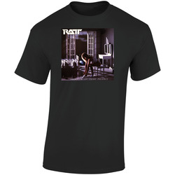 Ratt Invasion Of Your Privacy Album  Retro Graphic Unisex Soft Cotton Black T Shirt