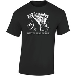Princess Bride Save The Rous  Retro Graphic Unisex Soft Cotton Black T Shirt