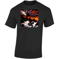 Dio Holy Diver  Retro Graphic Unisex Soft Cotton Black T Shirt