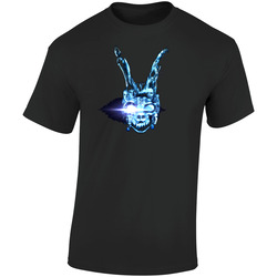 Donnie Darko Mask 2  Retro Graphic Unisex Soft Cotton Black T Shirt
