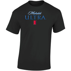 Hot Styke Michelob Ultra Beer  Retro Graphic Unisex Soft Cotton Black T Shirt