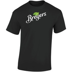 Breyers Cool Popular Food Drink Restaurant Brand Logo Gift  Retro Graphic Unisex Soft Cotton Black T Shirt
