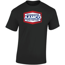 Aamco Transmissions Automobile Car Parts Cool Brand Logo  Retro Graphic Unisex Soft Cotton Black T Shirt