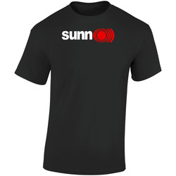 Sun Hitam  Retro Graphic Unisex Soft Cotton Black T Shirt