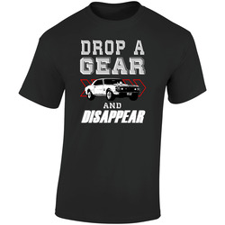 1967 Chevrolet Camaro Ss Drop A Gear And Disappear Car Enthusiasts  Retro Graphic Unisex Soft Cotton Black T Shirt