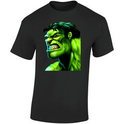 Men Hulk T-Shirt, Angry Hulk, Regular Shirt, 100% Cotton Best quality  Retro Graphic Unisex Soft Cotton Black T Shirt