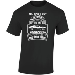 1987 Chevrolet Camaro Iroc-z Cant Buy Happiness Can Buy Horsepower Car Lovers  Retro Graphic Unisex Soft Cotton Black T Shirt
