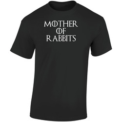 Mother Of Rabbits Game Of Thrones  Retro Graphic Unisex Soft Cotton Black T Shirt