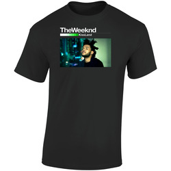 Weeknd 6  Retro Graphic Unisex Soft Cotton Black T Shirt