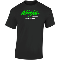 Kawasaki Ninja Zx-6r (new) Black  Retro Graphic Unisex Soft Cotton Black T Shirt