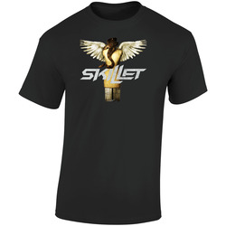 Tee Skillet Collide Metal Band Music Hard Rock Awake T-shirt Size S - 6XL  Retro Graphic Unisex Soft Cotton Black T Shirt