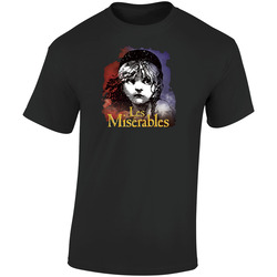 Les Miserables British Epic Romantic Musical #2 Black  Retro Graphic Unisex Soft Cotton Black T Shirt