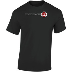 Rammstein Industrial Rock Music Band German  Retro Graphic Unisex Soft Cotton Black T Shirt