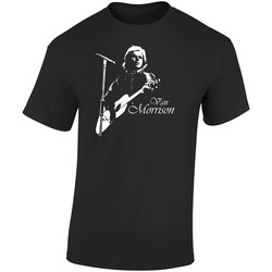 Van Morrison  Retro Graphic Unisex Soft Cotton Black T Shirt