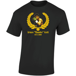Arturo Gatti Boxing  Retro Graphic Unisex Soft Cotton Black T Shirt