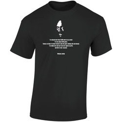 Michael Jordan Quote Basketball Success  Retro Graphic Unisex Soft Cotton Black T Shirt