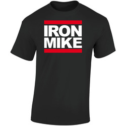 Iron Mike Tyson Boxing Legend  Retro Graphic Unisex Soft Cotton Black T Shirt