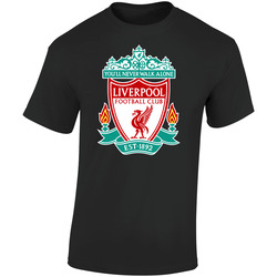 Liverpool Fc Football Soccer Black  Retro Graphic Unisex Soft Cotton Black T Shirt