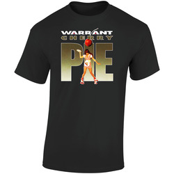 Warrant  Retro Graphic Unisex Soft Cotton Black T Shirt