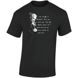 Spike Black And White  Retro Graphic Unisex Soft Cotton Black T Shirt