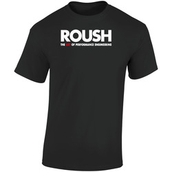 Roush The Art Of High Performance Engineering Logo  Retro Graphic Unisex Soft Cotton Black T Shirt