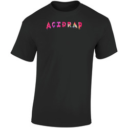Acid  Retro Graphic Unisex Soft Cotton Black T Shirt