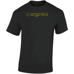 Argo Tea Logo Popular Brand Shop Drink Fan Gift  Retro Graphic Unisex Soft Cotton Black T Shirt