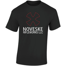 Noveske  Retro Graphic Unisex Soft Cotton Black T Shirt