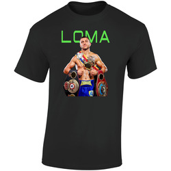 Vasyl Lomachenko Unified Lightweight Champion Ukrainian Boxer Fight Fan  Retro Graphic Unisex Soft Cotton Black T Shirt