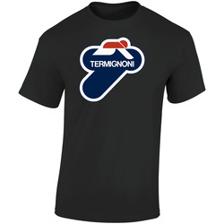 Termignoni Exhaust Ducati Motorbike Racing  Retro Graphic Unisex Soft Cotton Black T Shirt