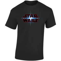 The Movie 2017 Star Wars The Last Jedi Logo  Retro Graphic Unisex Soft Cotton Black T Shirt