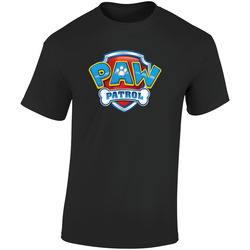 Paw Black  Retro Graphic Unisex Soft Cotton Black T Shirt