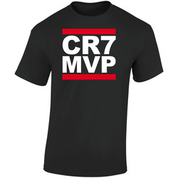 Cristiano Ronaldo Soccer Real Madrid Portugal  Retro Graphic Unisex Soft Cotton Black T Shirt
