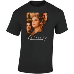 Felicity Tv Show  Retro Graphic Unisex Soft Cotton Black T Shirt