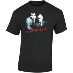 Dragnet Classic Retro Tv Series  Retro Graphic Unisex Soft Cotton Black T Shirt