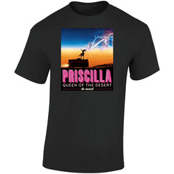 Priscilla Queen Of The Dessert Musical  Retro Graphic Unisex Soft Cotton Black T Shirt