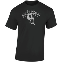 Subhumans Punk Rock Retro  Retro Graphic Unisex Soft Cotton Black T Shirt