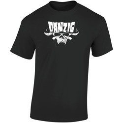 Danzig Heavy Metal Skull Bone Demon  Retro Graphic Unisex Soft Cotton Black T Shirt