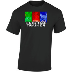 Original Trainer Gangsta Parody Video Game Pokemon  Retro Graphic Unisex Soft Cotton Black T Shirt