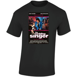The Wedding Singer Cool 90's Comedy Vintage Classic Movie  Fan  Retro Graphic Unisex Soft Cotton Black T Shirt