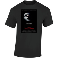 Jacob's Ladder Cool Vintage 90's Movie  Fan  Retro Graphic Unisex Soft Cotton Black T Shirt