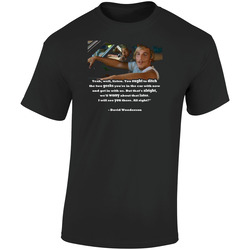 David Wooderson Dazed And Confused Quote  Retro Graphic Unisex Soft Cotton Black T Shirt