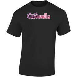 Cinderella  Retro Graphic Unisex Soft Cotton Black T Shirt