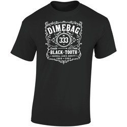 Dimebagdod Bw  Retro Graphic Unisex Soft Cotton Black T Shirt