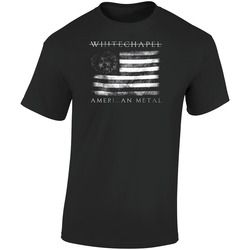Whitechapel American Metal Lo47116  Retro Graphic Unisex Soft Cotton Black T Shirt